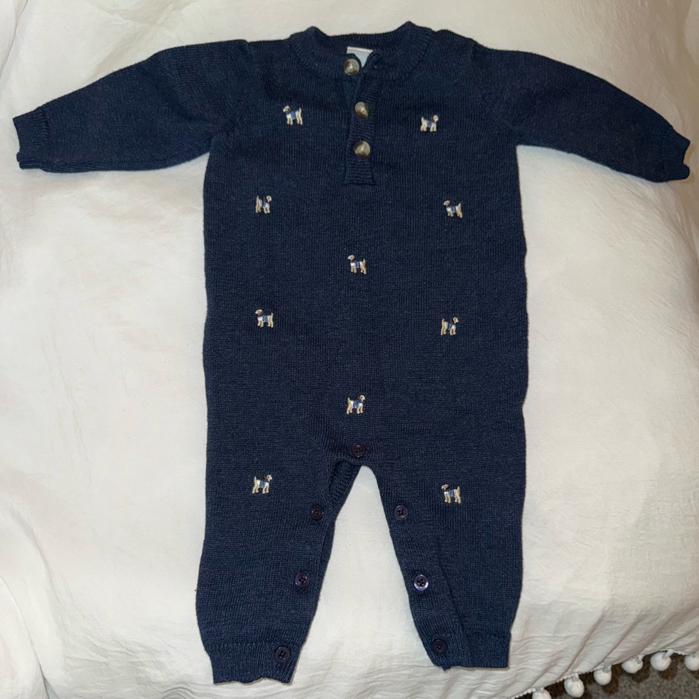 Edgehill Collection Navy Blue Kids One Piece